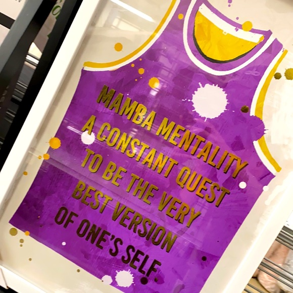 🏀 KOBE - MAMBA MENTALITY 24! Authentic Designer Wall Art 🖼 - Picture 3 of 3